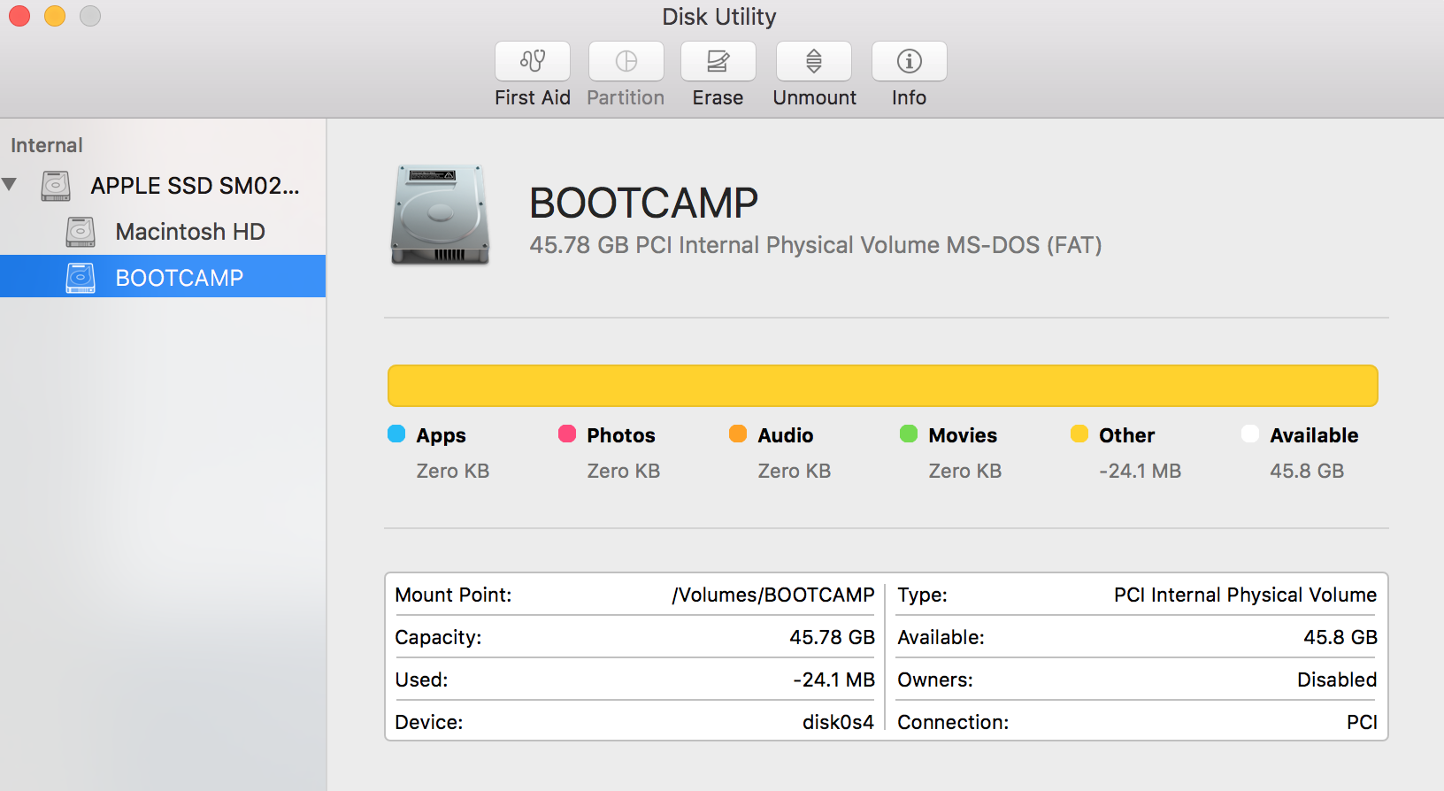 Repair Mac Disk From Boot Camp